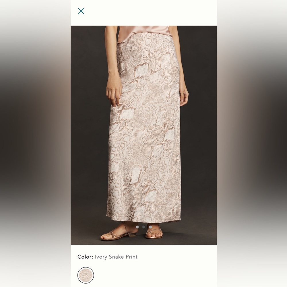 Anthropologie Tilda Maxi Skirt